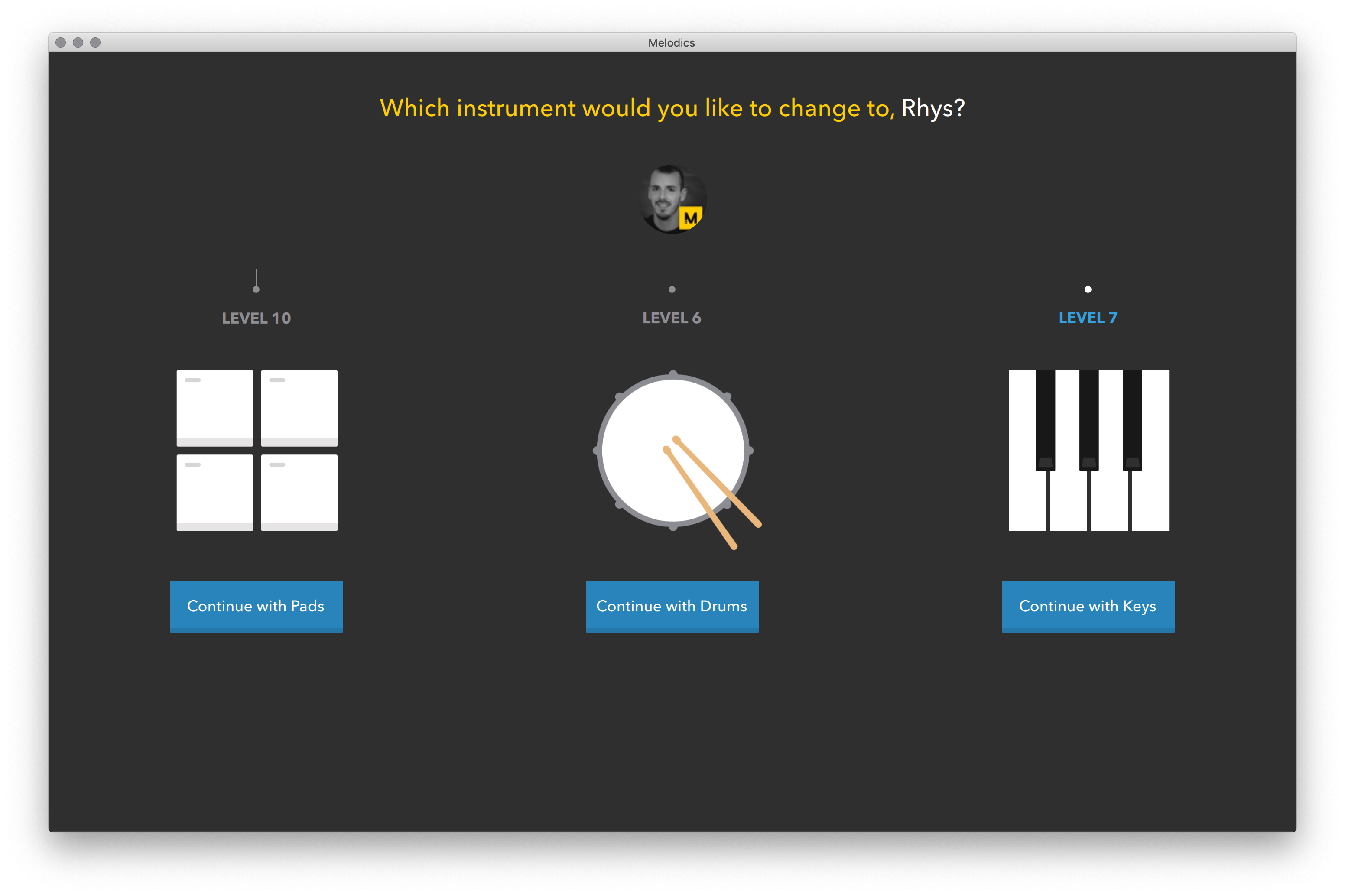 Select your instrument